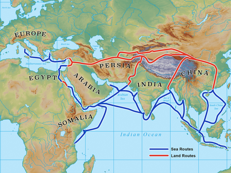 New Silk Road Map