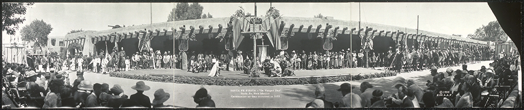 "De Vargas Day" reenactment during the 1921 Santa Fe Fiesta