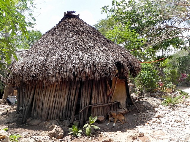 Modern-day Maya structure