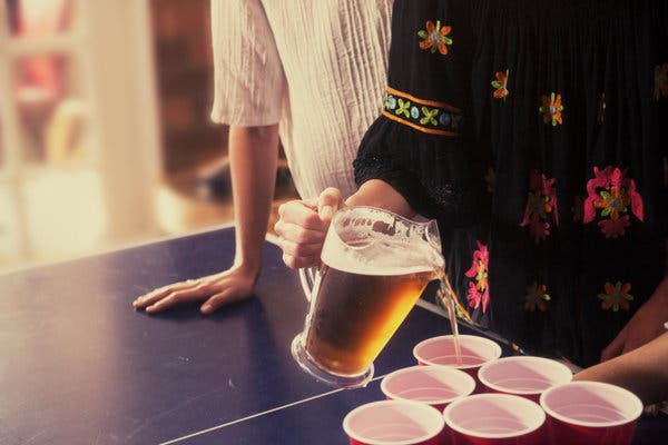 Beer, drinking, beer pong, teens